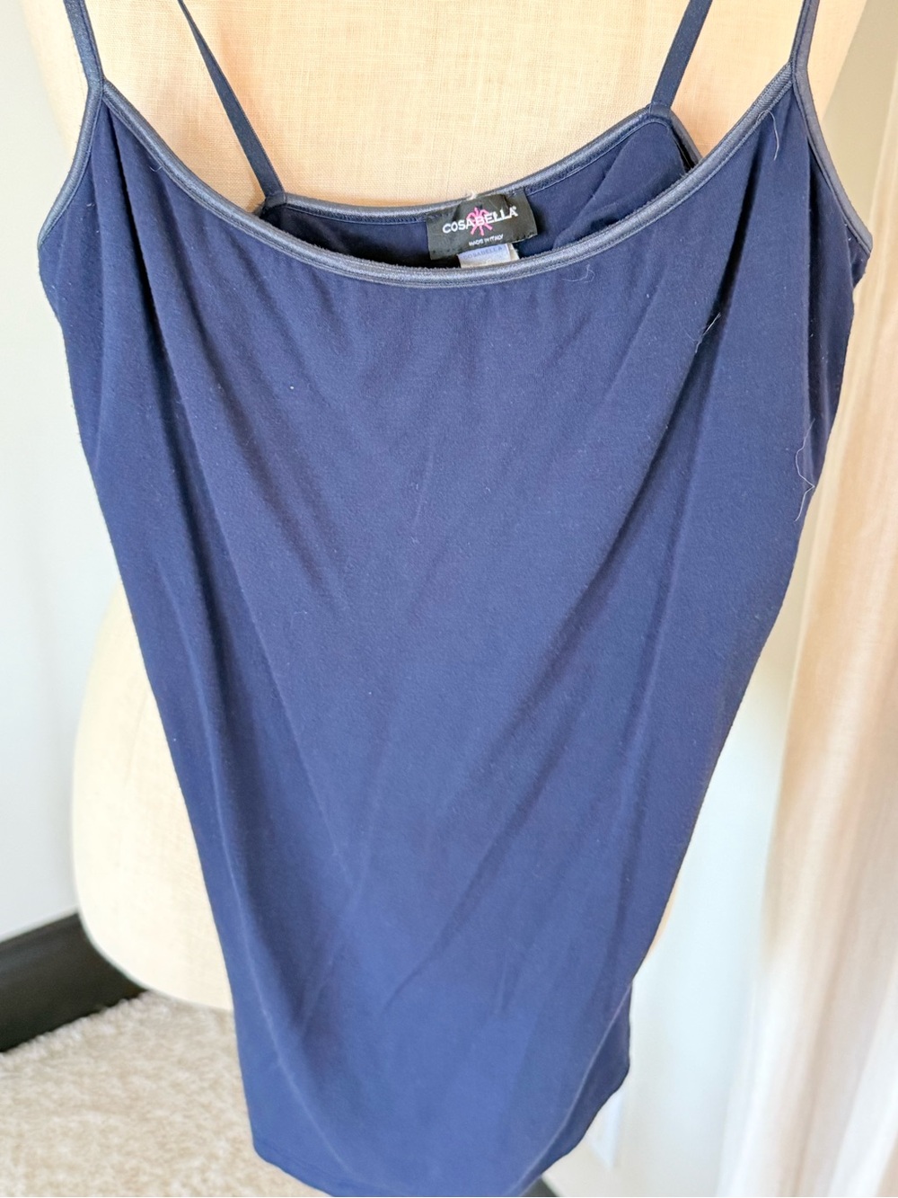 Cosabella Navy Spaghetti Strap Camisole